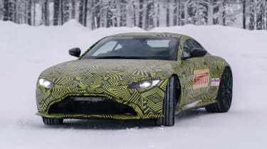 Aston Martin Vantage prototype - front tracking