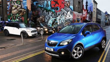 MINI Countryman vs Vauxhall Mokka and Nissan Juke