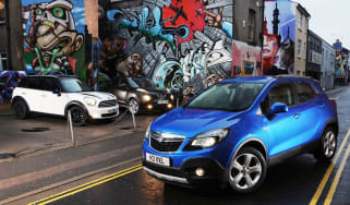 MINI Countryman vs Vauxhall Mokka and Nissan Juke