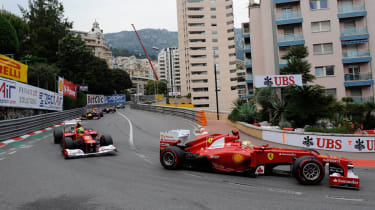 Felipe Massa and Fernando Alonso