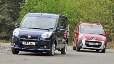 Peugeot Partner Tepee vs Fiat Doblo.