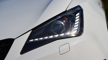 SEAT Ibiza Cupra vs VW Polo GTI - headlight