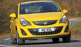 Vauxhall Corsa 1.2 front cornering