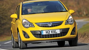 Vauxhall Corsa 1.2 front cornering