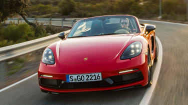 Porsche Boxster - front driving