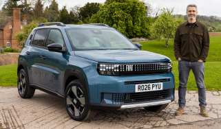 Richard Ingram with the Fiat Grande Panda Hybrid