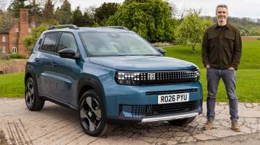 Richard Ingram with the Fiat Grande Panda Hybrid
