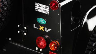 Land Rover Defender LXV badge
