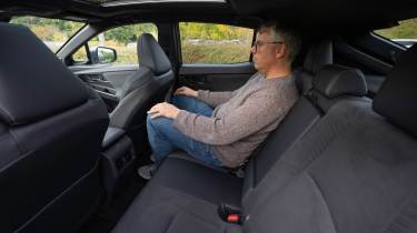 Paul Barker sat in the Toyota C-HR+