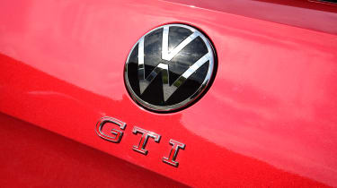 Fiesta ST vs Polo GTI vs i20 N - Volkswagen Polo rear badge