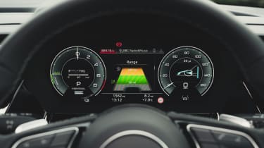 New Audi A3 TFSIe plug-in hybrid - digital drivers display 