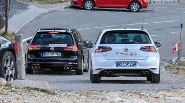 Volkswagen Golf R Estate facelift spied - 11