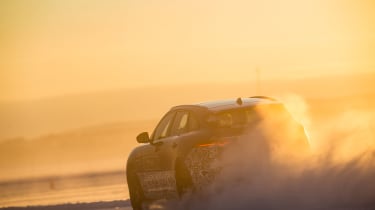 Jaguar F-Pace prototype - drifting