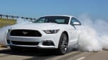 Ford Mustang line-lock burnout