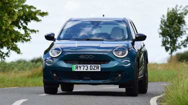 Fiat 600e La Prima long termer first report - front action