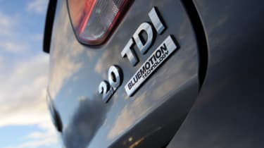 VW Golf 2.0 TDI Match badge