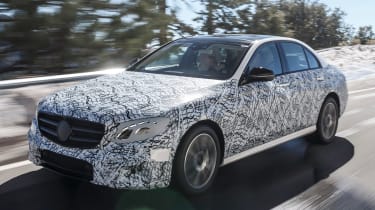 Mercedes E-Class disguised front