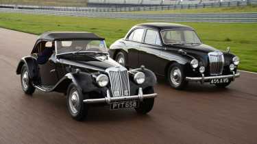 MG TF and MG ZB Magnette front header