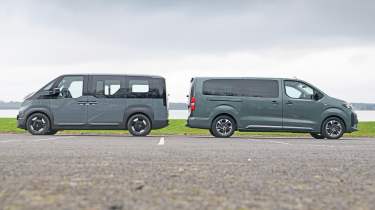 Kia PV5 Passenger vs Vauxhall Vivaro Life - head-to-head