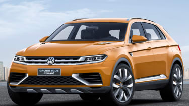 Volkswagen CrossBlue Coupe front shanghai