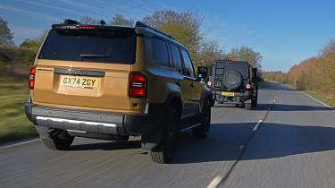 Toyota Land Cruiser and Ineos Grenadier - rear tracking