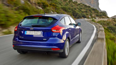 New Ford Focus 2014 rear blue