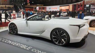Lexus LC Convertible concept - Geneva rear
