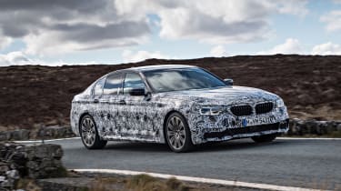 BMW 5 Series prototype 2016 - front tracking 2
