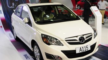 BAIC&#039;s E-Series model looks quite a bit like a previous-generation A-Class