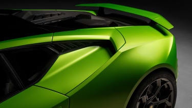 Lamborghini Huracan Tecnica - studio rear detail