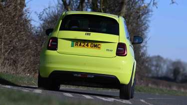Fiat 500e - rear cornering