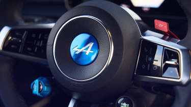 Alpine A290 - steering wheel detail