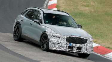 New Genesis GV70 testing - front cornering
