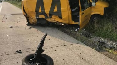 AA van crash