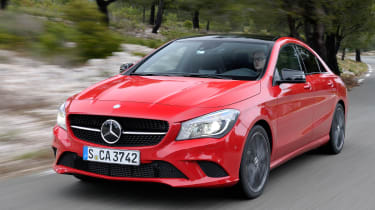 Mercedes CLA 250 CGI front tracking