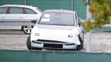 Audi A2 e-tron spy shot - front
