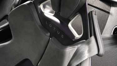 Lotus Evija - seat detail