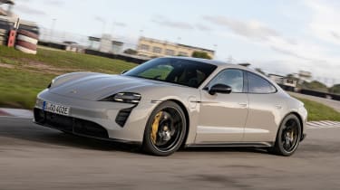Porsche Taycan GTS - front tracking