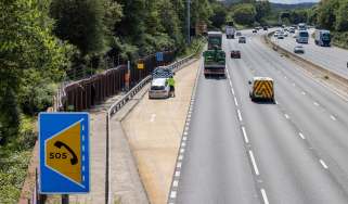 Smart motorway refuge bay