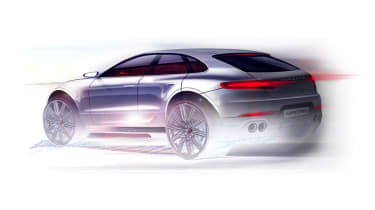 Porsche Macan sketch rear