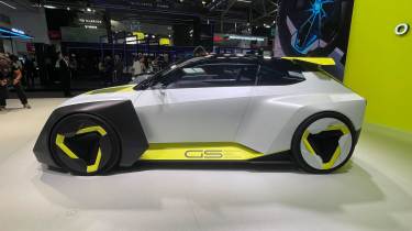 Vauxhall Corsa GSE Vision Gran Turismo concept at Munich Motor Show - side static 