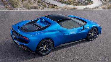  Ferrari 296 GTS - blue rear