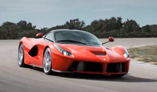 Ferrari LaFerrari - racetrack shot