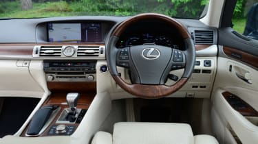 Lexus LS 600h interior wood