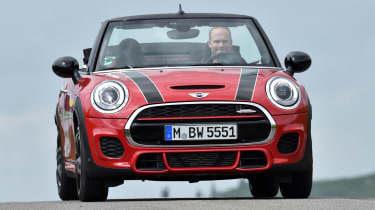 MINI JCW Convertible - full front action
