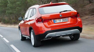 BMW X1 rear action