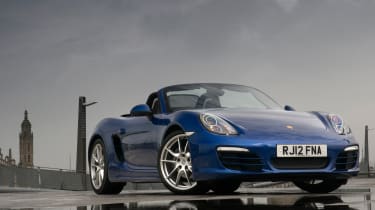 Porsche Boxster - blue front static