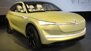 Skoda Vision E Concept - show front