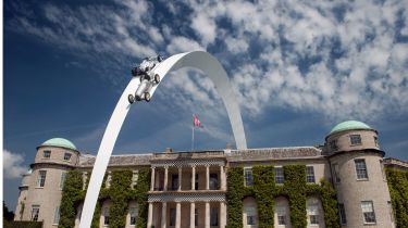 Goodwood Festival of Speed Mercedes Central Feature sculpture