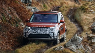 Land Rover Discovery prototype - off-road